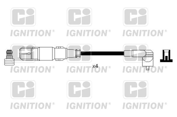 QUINTON HAZELL Комплект проводов зажигания XC1118